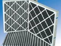 A close up of two different types of air filters