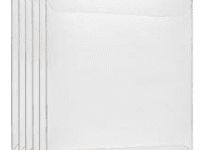 A set of six plastic cases with a white background.