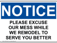 Signs for Construction