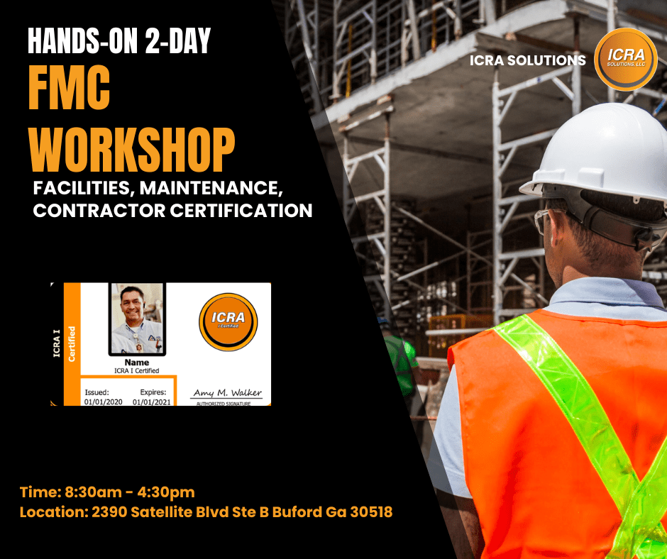 Facilities, Maintenance, Contractor Certification- In-Person 2 Day Workshop